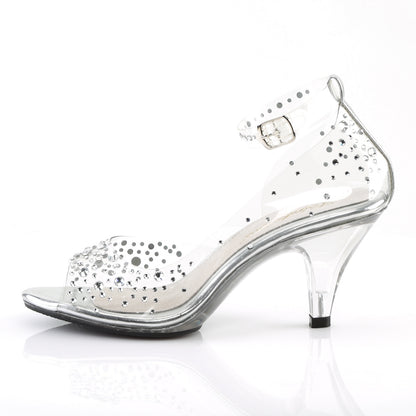 BELLE-330RS 3" Heel, 1/8" PF Ankle Strap Sandal W/ RS