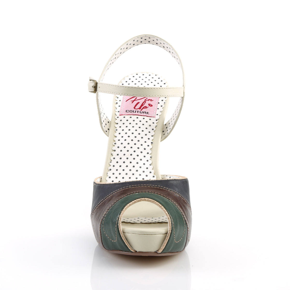 BETTIE-27 *4 1/2" Heel, 1" Hidden PF Ankle Strap Sandal