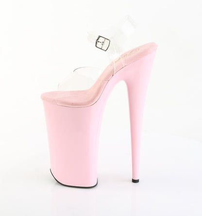BEYOND-008 10" Heel, 6 1/4" PF Ankle Strap Sandal