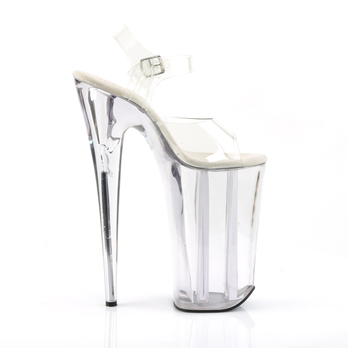 BEYOND-008 10" Heel, 6 1/4" PF Ankle Strap Sandal