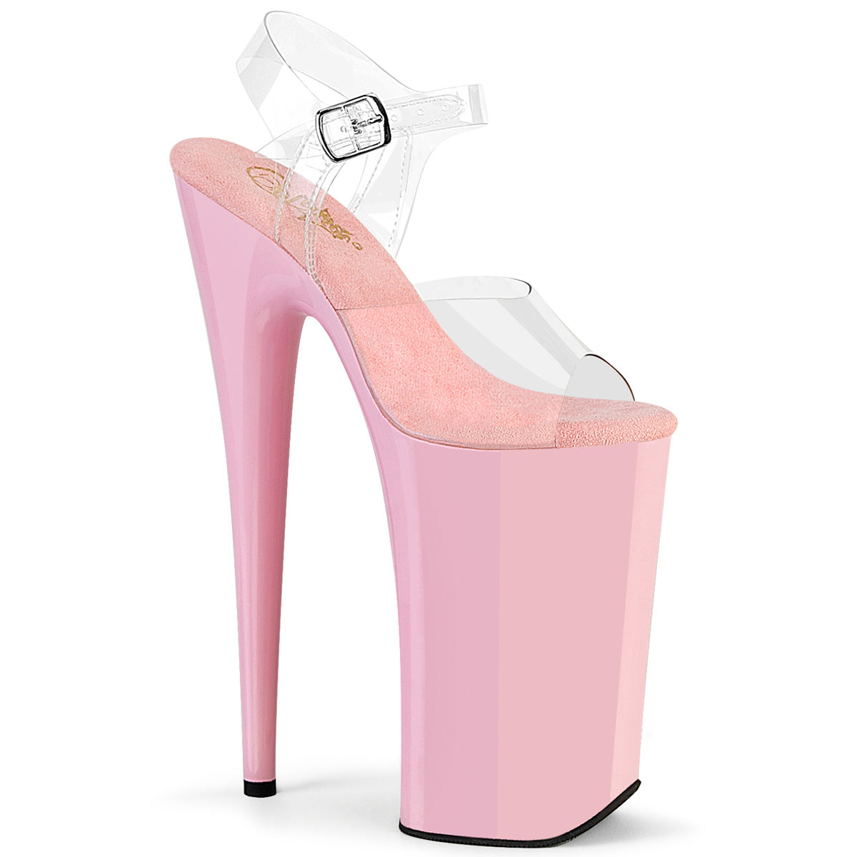 BEYOND-008 10" Heel, 6 1/4" PF Ankle Strap Sandal