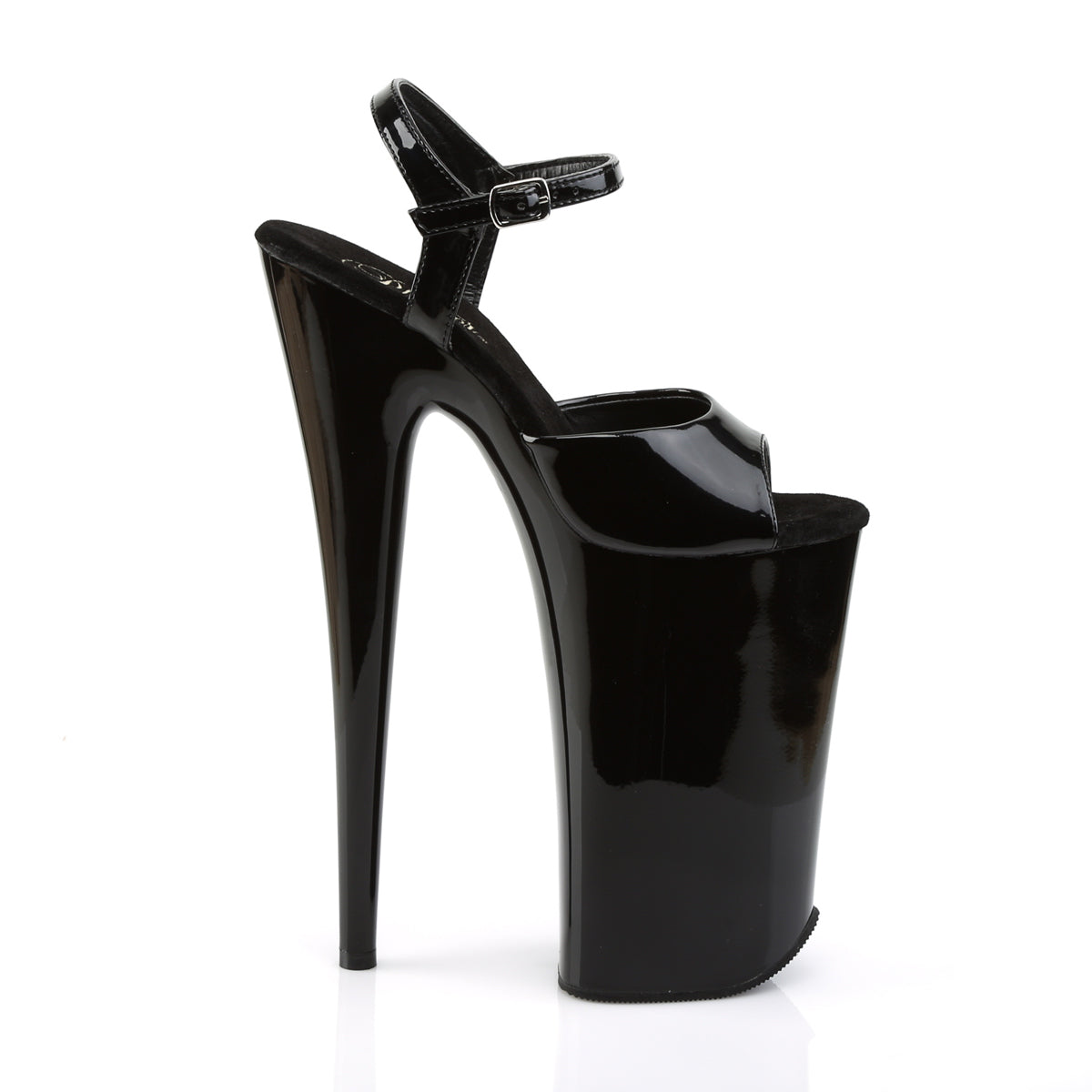 BEYOND-009 10" Heel, 6 1/4" PF Ankle Strap Sandal
