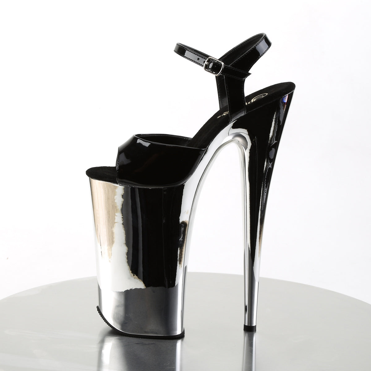 BEYOND-009 10" Heel, 6 1/4" PF Ankle Strap Sandal
