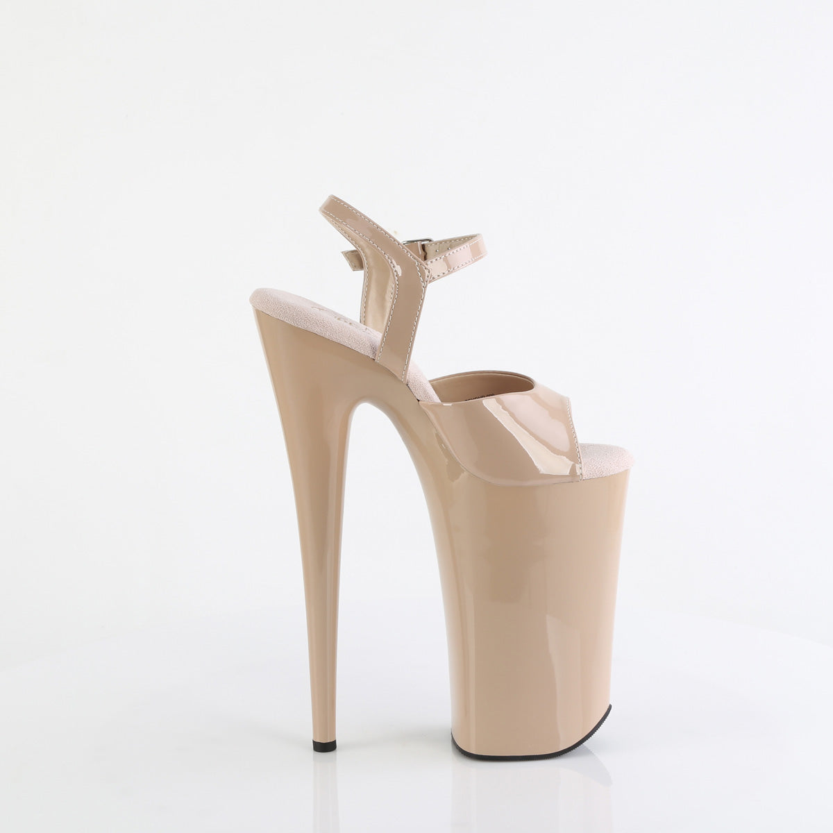 BEYOND-009 10" Heel, 6 1/4" PF Ankle Strap Sandal