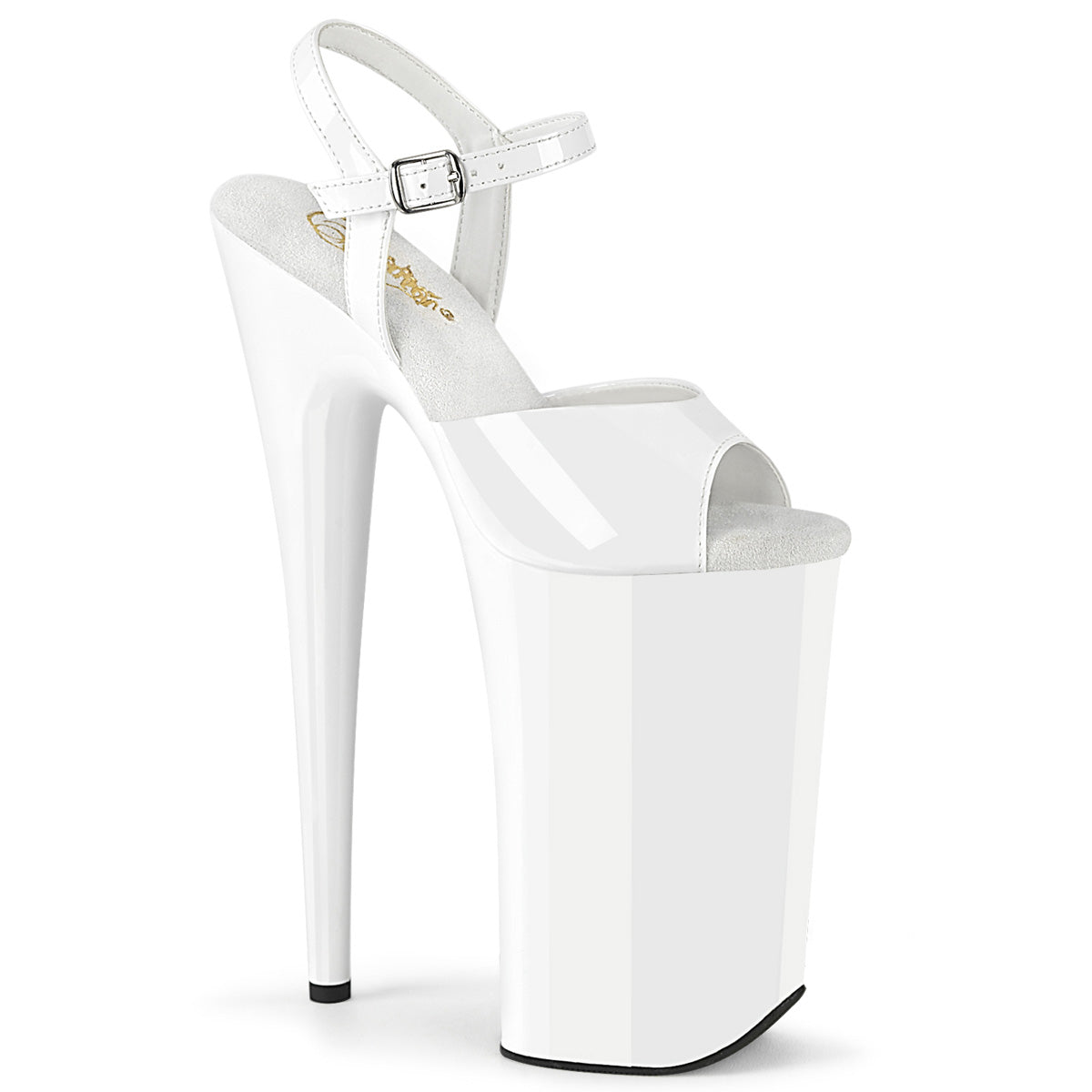 BEYOND-009 10" Heel, 6 1/4" PF Ankle Strap Sandal