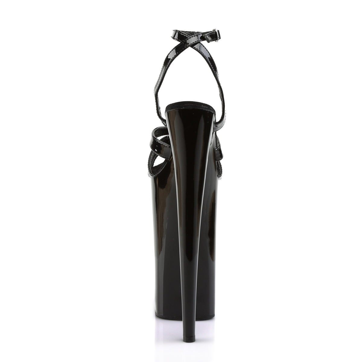 BEYOND-012 *10" Heel, 6 1/4" PF Wrap Around Ankle Strap Sandal
