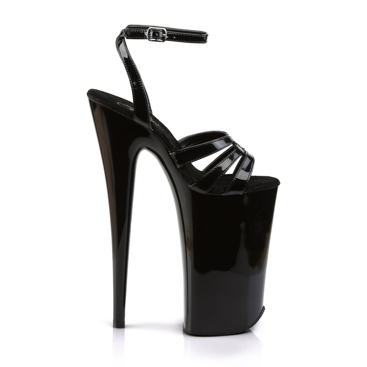 BEYOND-012 *10" Heel, 6 1/4" PF Wrap Around Ankle Strap Sandal