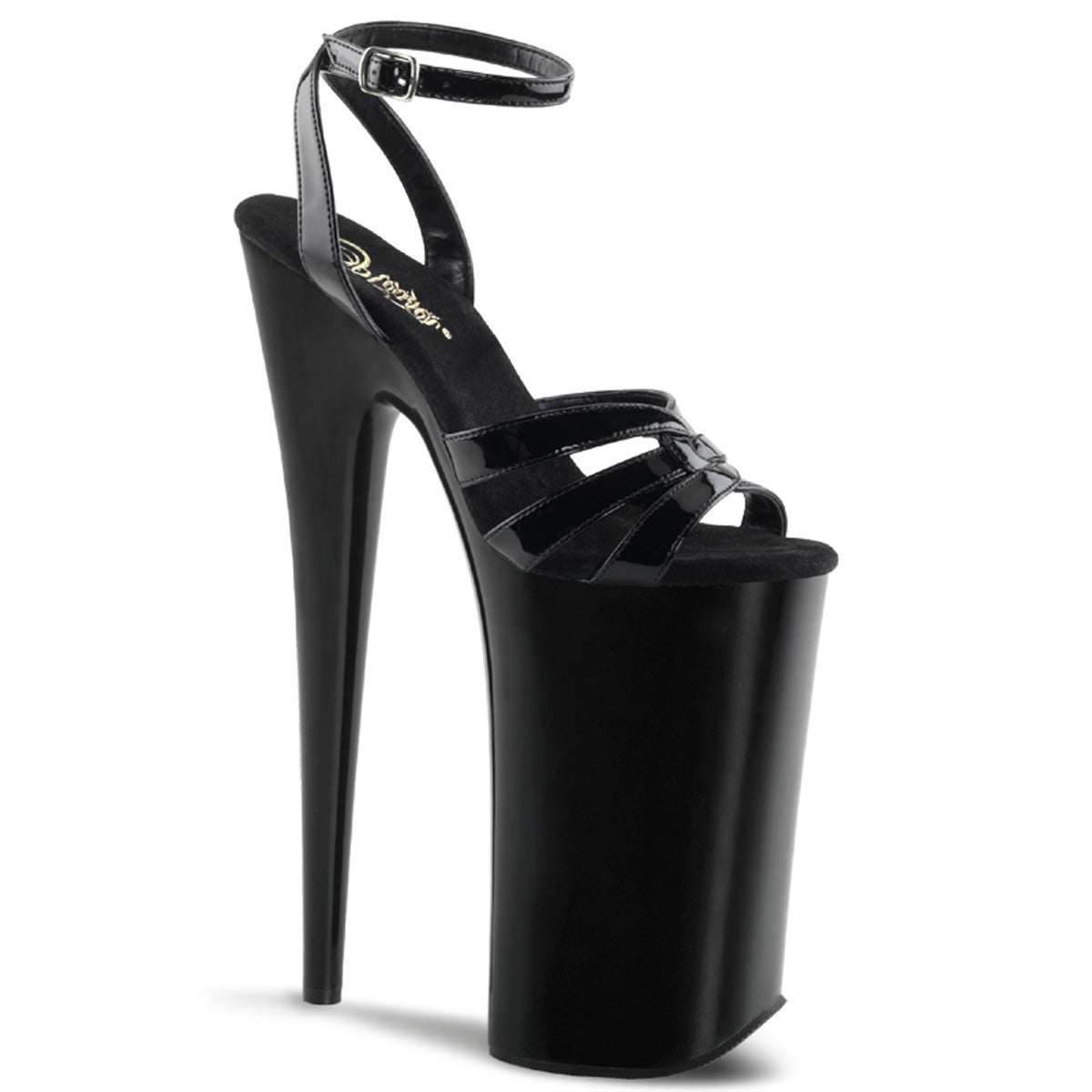 BEYOND-012 *10" Heel, 6 1/4" PF Wrap Around Ankle Strap Sandal