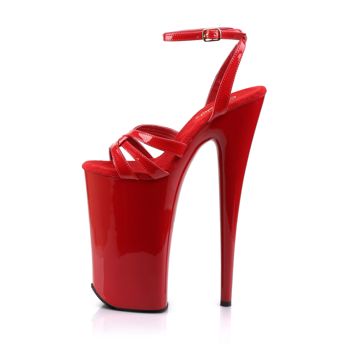 BEYOND-012 *10" Heel, 6 1/4" PF Wrap Around Ankle Strap Sandal