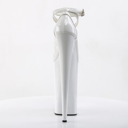 BEYOND-087 *10" Heel, 6 1/4" PF Criss-Cross Ankle Strap Pump
