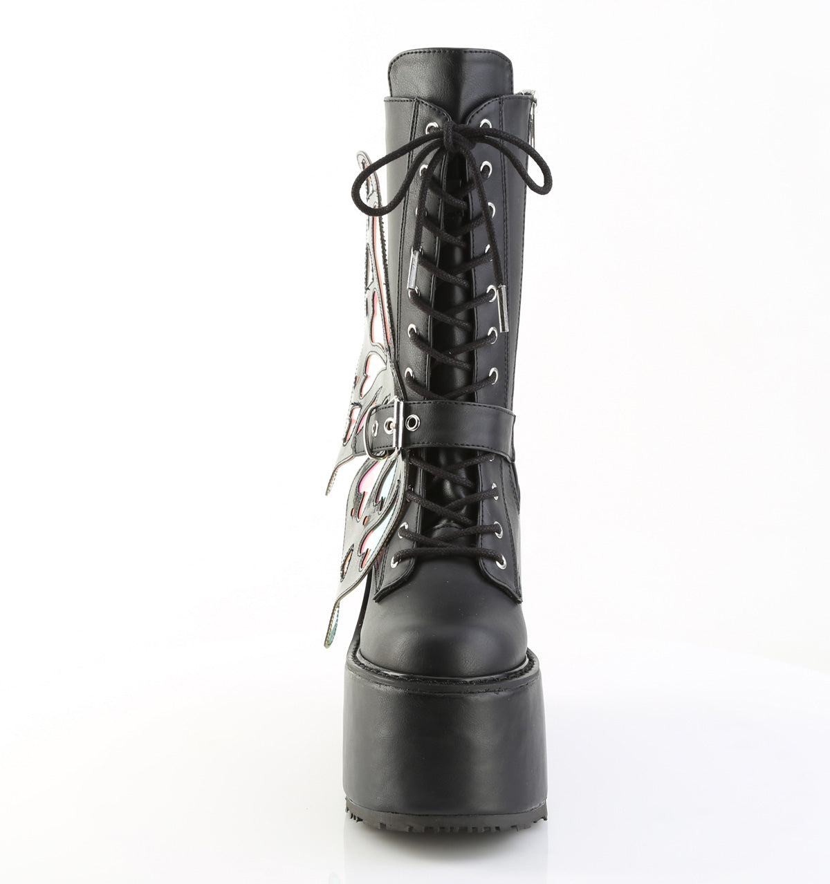 BLAZE-158 5 1/2" PF Lace-Up Mid Calf Boot, Side Zip