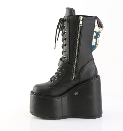 BLAZE-158 5 1/2" PF Lace-Up Mid Calf Boot, Side Zip