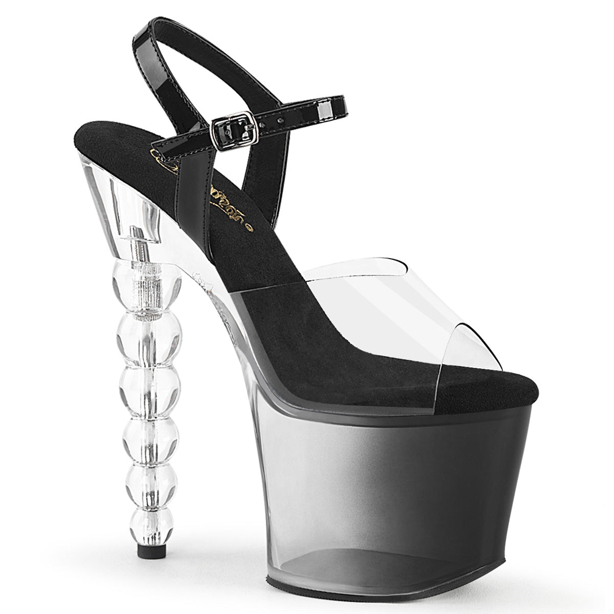 BLISS-708-1BC **7" Heel, 2 3/4" PF Ankle Strap Sandal