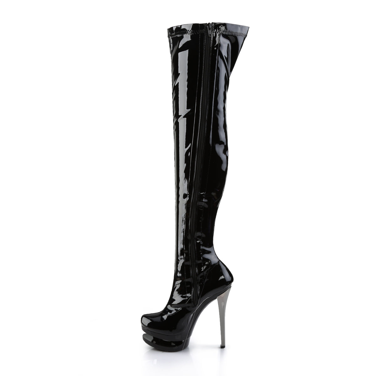 BLONDIE-3000 *6" Heel, 1 1/2" Dual PF Thigh High Boot