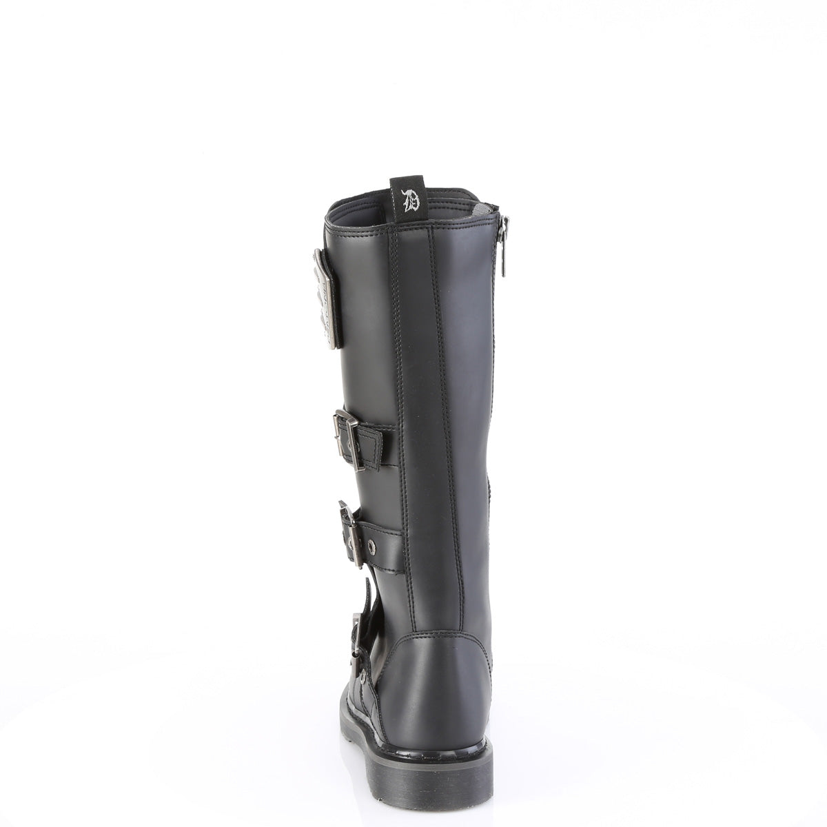 BOLT-405 1 1/4" Heel 20 Eyelet Knee High Combat Boot, Side Zip