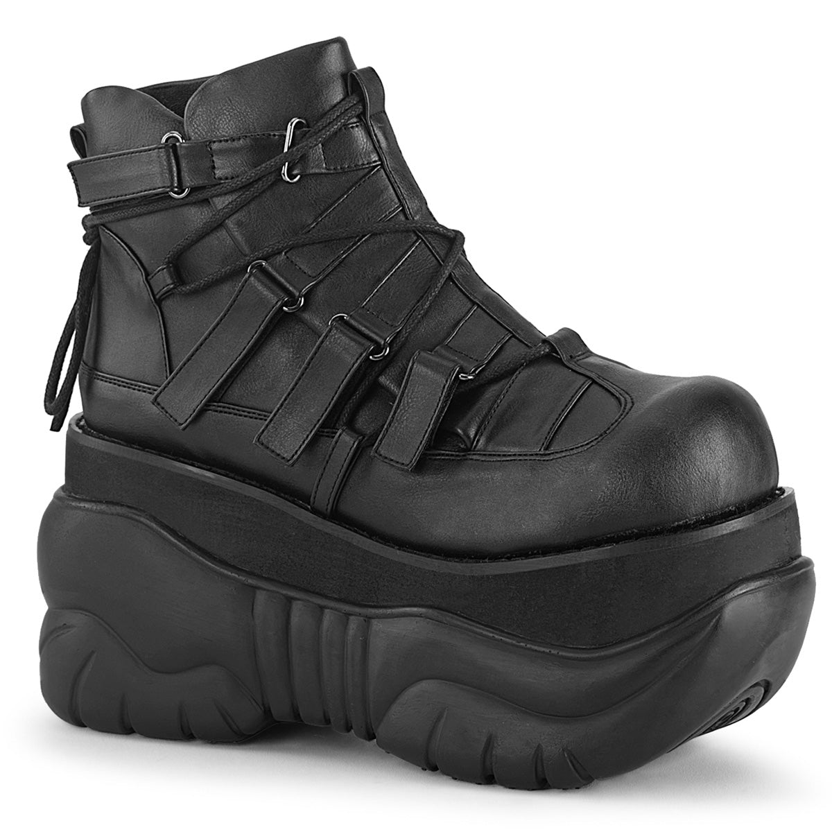 BOXER-13 4" PF Ankle Bootie w/ Hook N' Loop Straps