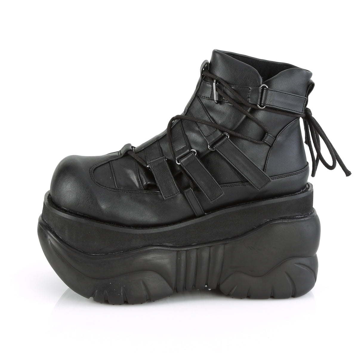 BOXER-13 4" PF Ankle Bootie w/ Hook N' Loop Straps