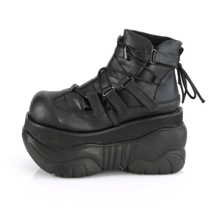 BOXER-13 4" PF Ankle Bootie w/ Hook N' Loop Straps