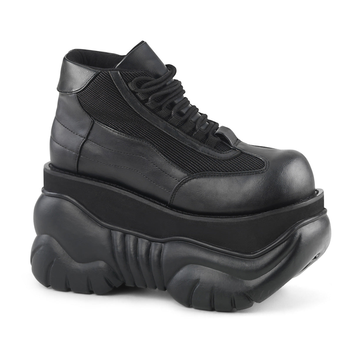 BOXER-01 4" PF Cyber Lace Up Sneaker Shoes