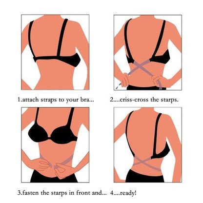 Envy Women's Adjustable Low Back Converter Straps