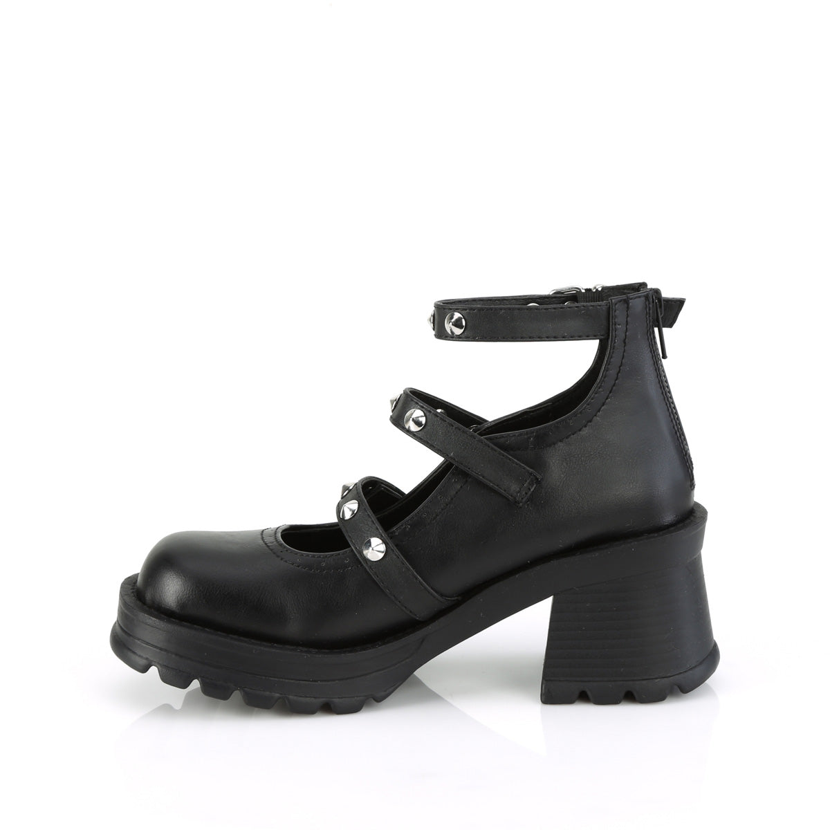 BRATTY-30 2 3/4" Heel, 1" Platform Ankle High Strappy Shoe