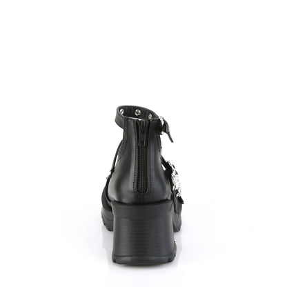 BRATTY-30 2 3/4" Heel, 1" Platform Ankle High Strappy Shoe