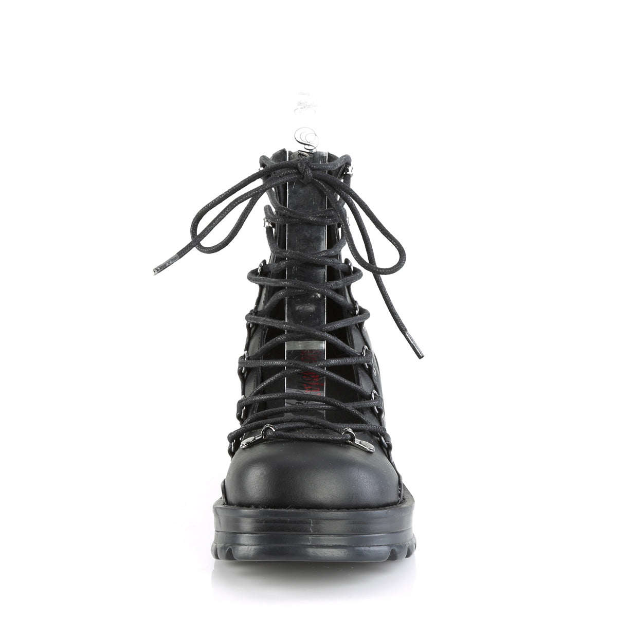 BRATTY-32 2 3/4" Heel, 1" Platform Lace-Up Ankle High Shoe