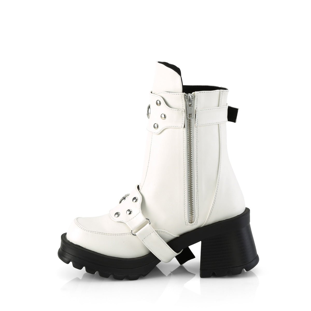 BRATTY-56 *2 3/4" Heel, 1" Platform Ankle Boot, Inside Zip