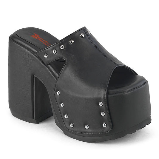 CAMEL-109 5" Chunky Heel, 3" Platform Slide