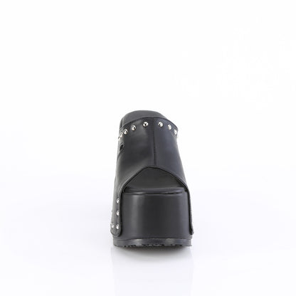 CAMEL-109 5" Chunky Heel, 3" Platform Slide