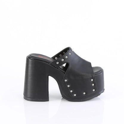 CAMEL-109 5" Chunky Heel, 3" Platform Slide