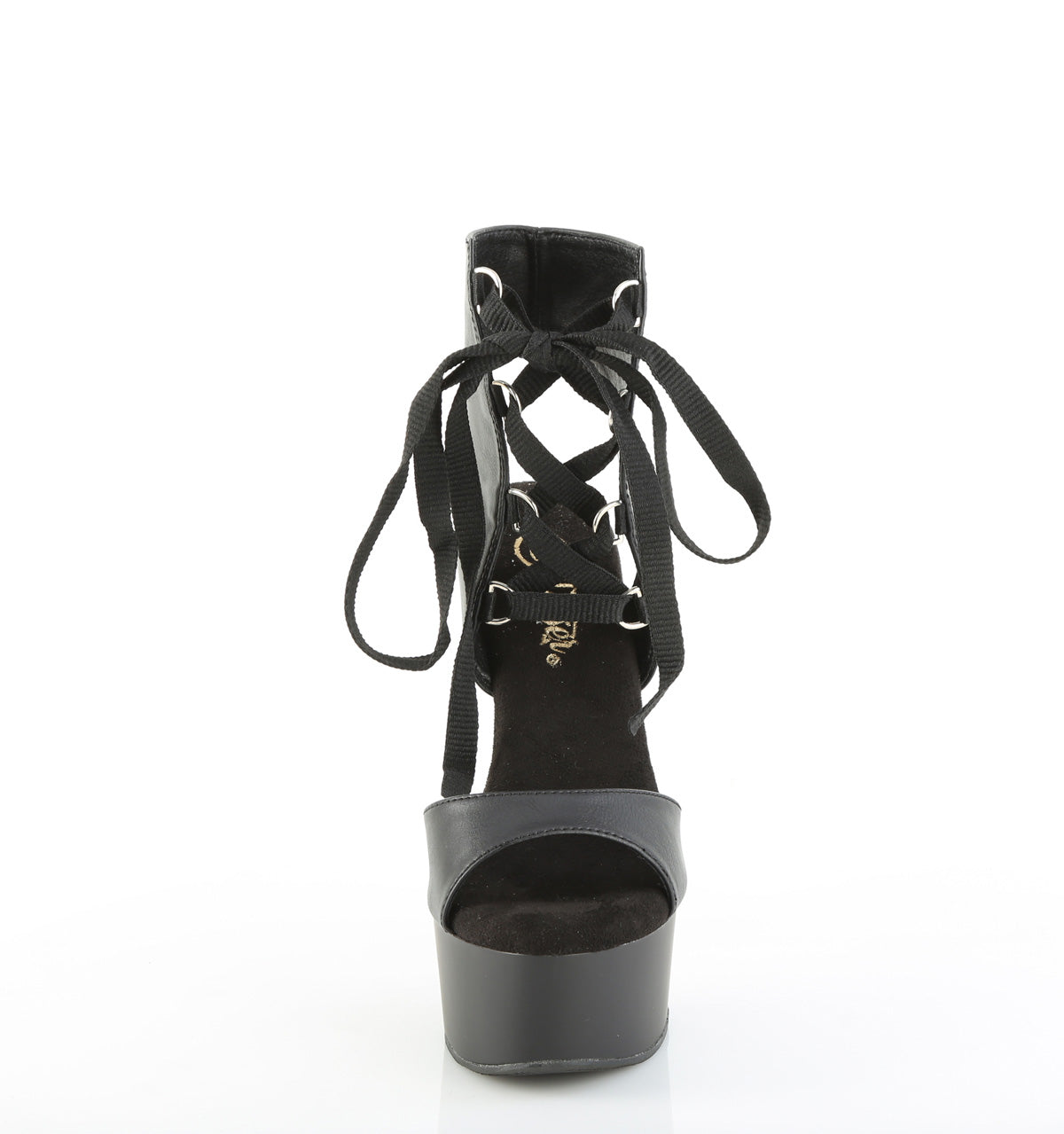CAPTIVA-600-14 6" Heel, 1 3/4" PF Lace-Up Front Sandal w/ RS on Heel