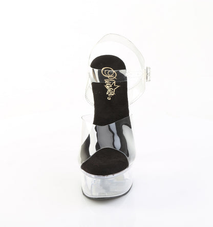 CAPTIVA-608 6" Heel, 1 3/4" PF Ankle Strap Sandal w/ RS on Heel