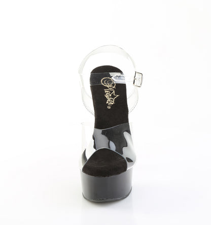 CAPTIVA-608 6" Heel, 1 3/4" PF Ankle Strap Sandal w/ RS on Heel