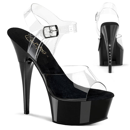 CAPTIVA-608 6" Heel, 1 3/4" PF Ankle Strap Sandal w/ RS on Heel