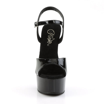 CAPTIVA-609 6" Ankle Strap PF Sandal W/RS On Heel