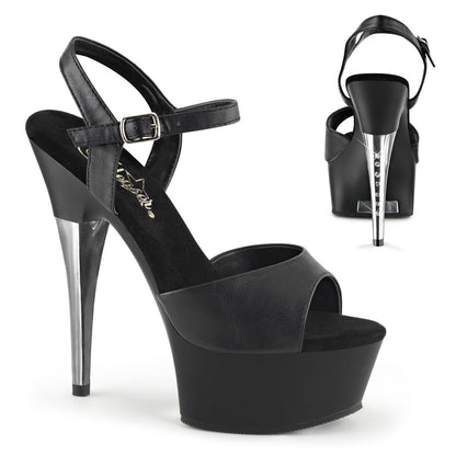 CAPTIVA-609 6" Ankle Strap PF Sandal W/RS On Heel