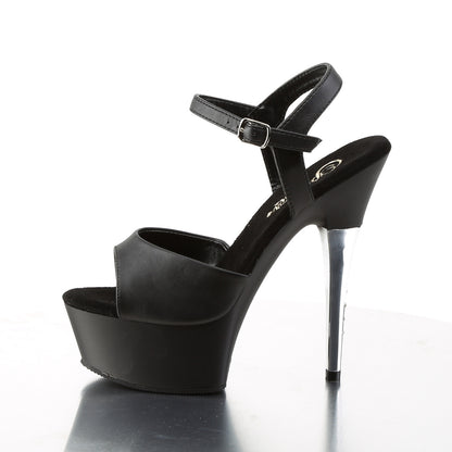 CAPTIVA-609 6" Ankle Strap PF Sandal W/RS On Heel