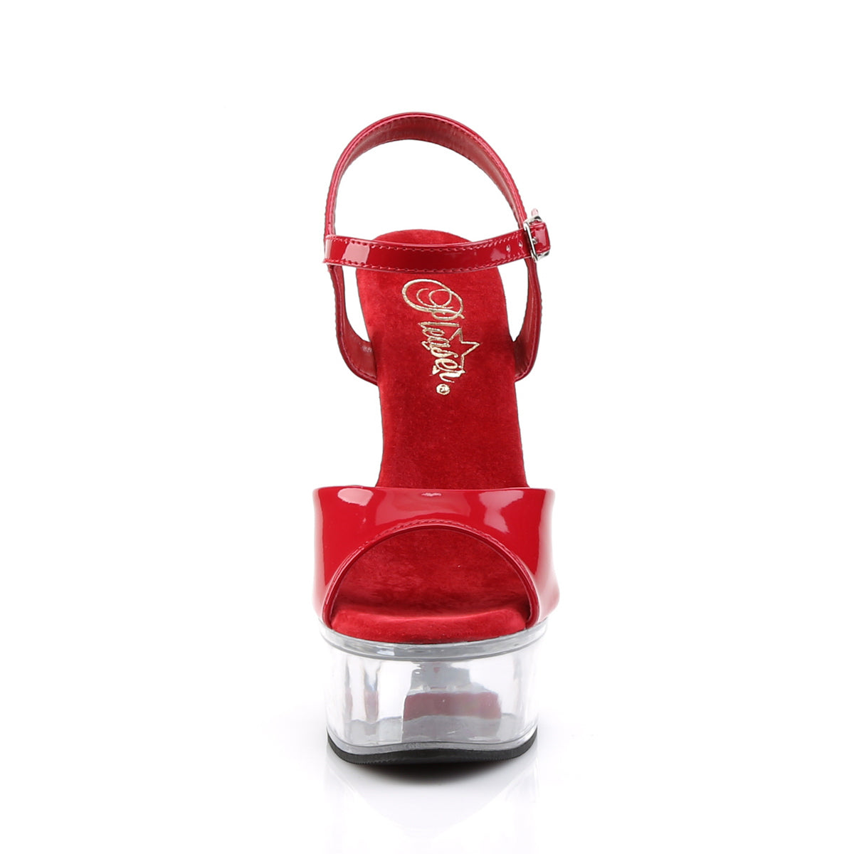 CAPTIVA-609 6" Ankle Strap PF Sandal W/RS On Heel