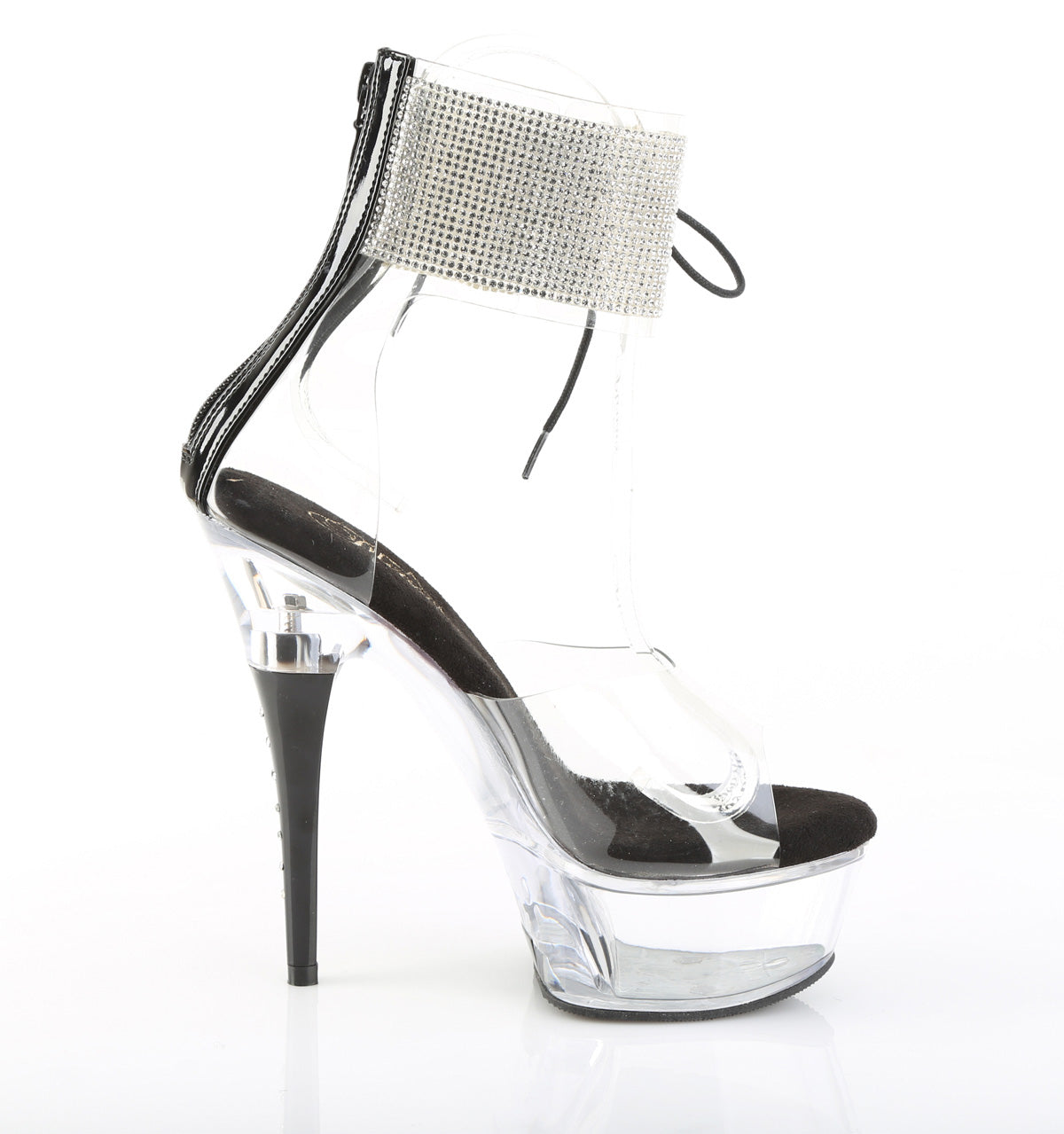 CAPTIVA-624RS 6" Heel, 1 3/4" PF RS Ankle Cuff Sandal, Back Zip