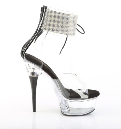 CAPTIVA-624RS 6" Heel, 1 3/4" PF RS Ankle Cuff Sandal, Back Zip