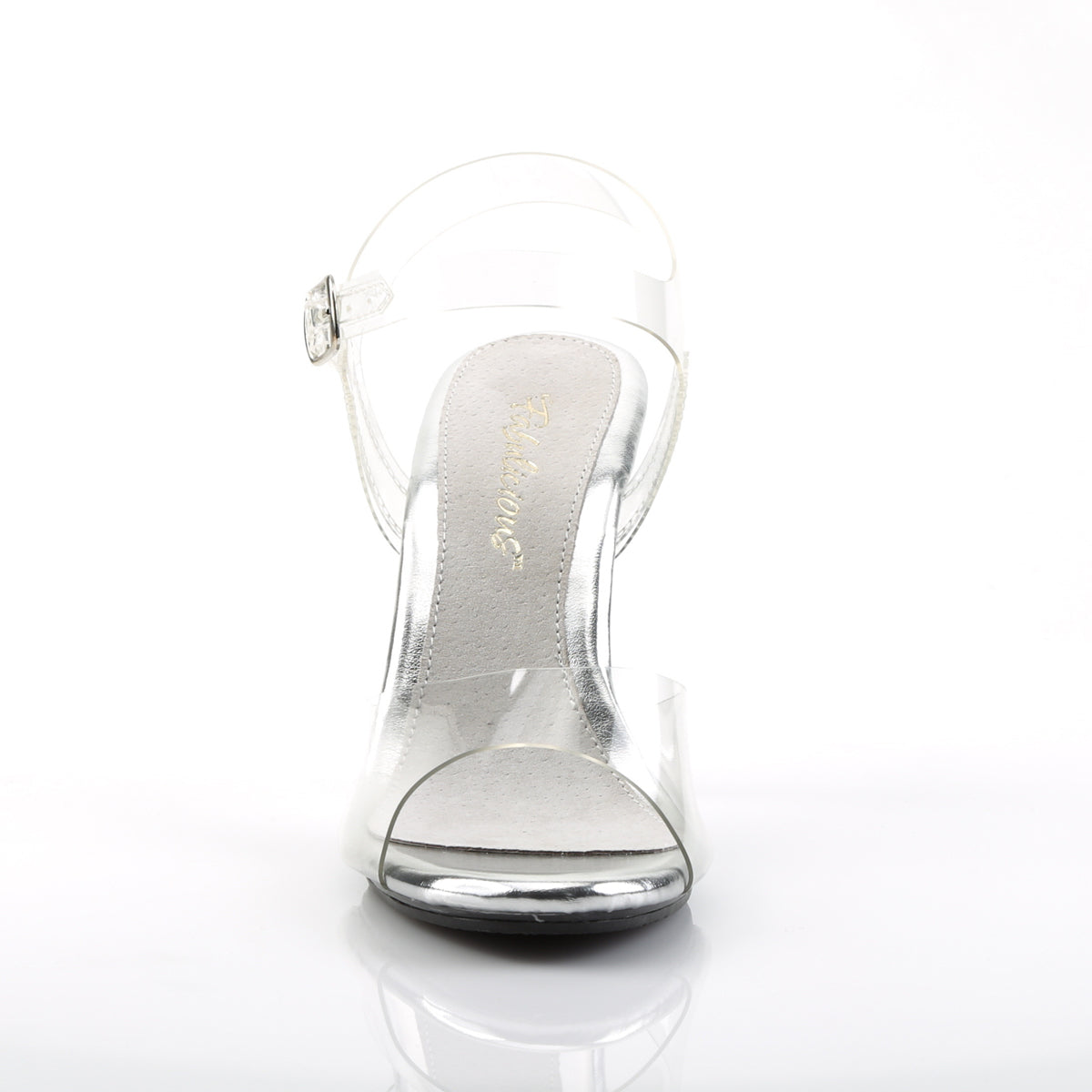 CARESS-408 4" Heel, 1/8" PF Ankle Strap Sandal