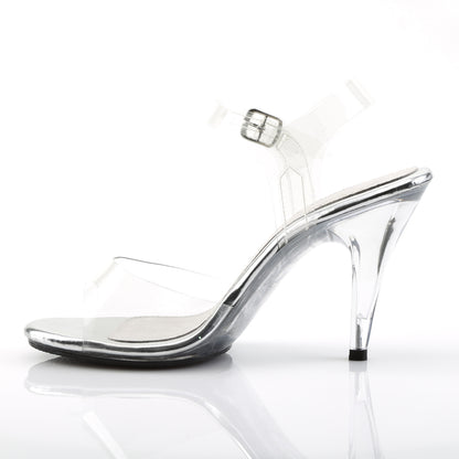 CARESS-408 4" Heel, 1/8" PF Ankle Strap Sandal