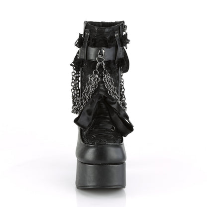 CHARADE-110 4 1/2" Heel, 2" PF Ankle Boot, Side Zip