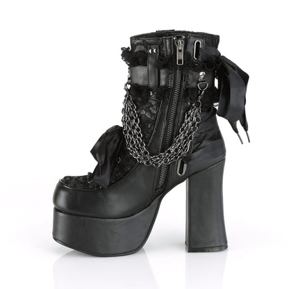 CHARADE-110 4 1/2" Heel, 2" PF Ankle Boot, Side Zip