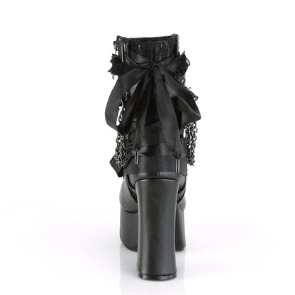 CHARADE-110 4 1/2" Heel, 2" PF Ankle Boot, Side Zip