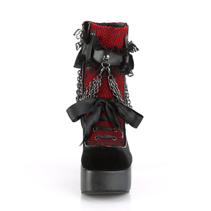 CHARADE-110 4 1/2" Heel, 2" PF Ankle Boot, Side Zip