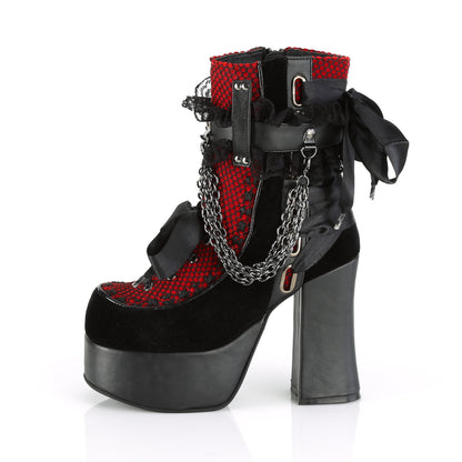 CHARADE-110 4 1/2" Heel, 2" PF Ankle Boot, Side Zip