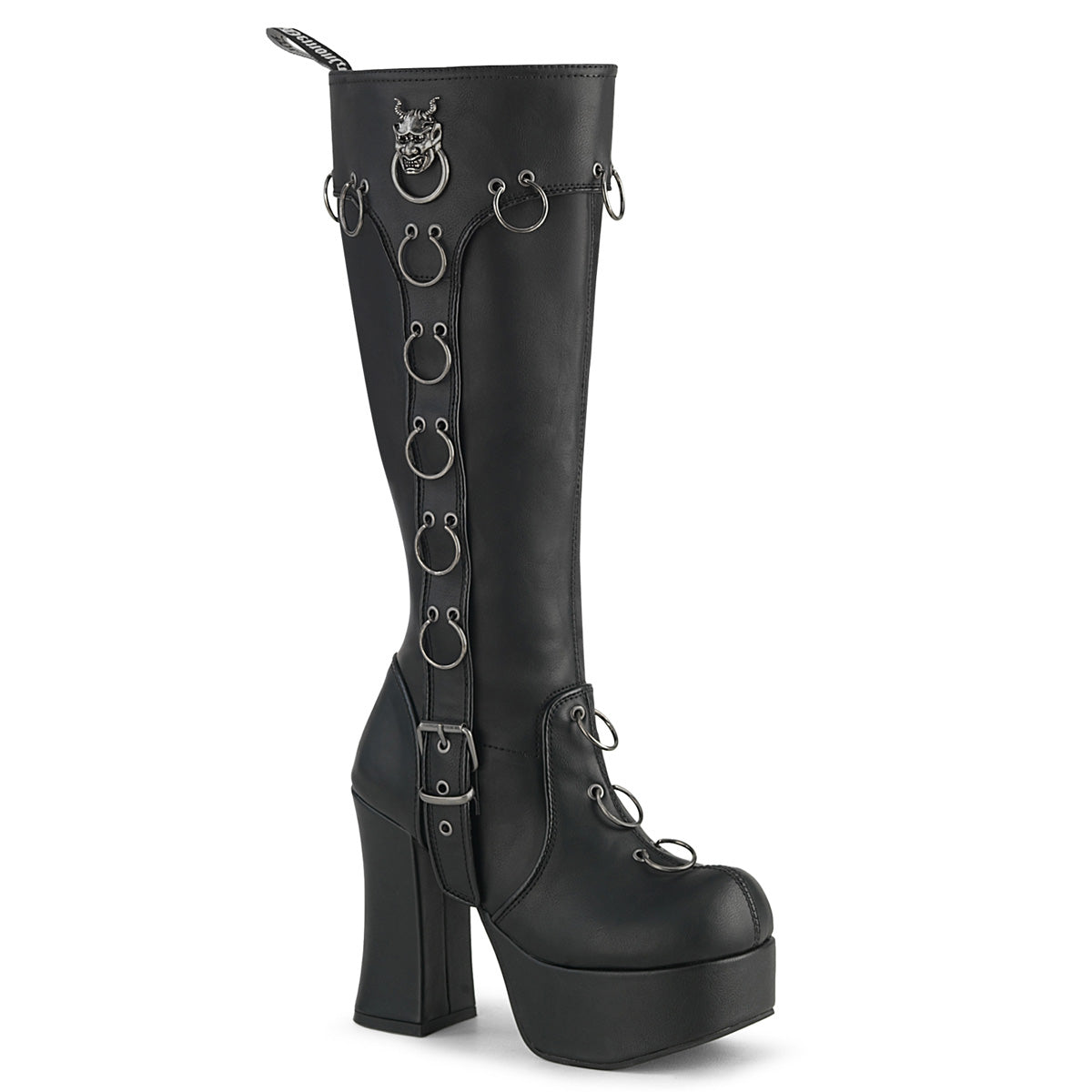 CHARADE-211 4 1/2" Heel, 2" PF Knee High Boot, Inside Zip