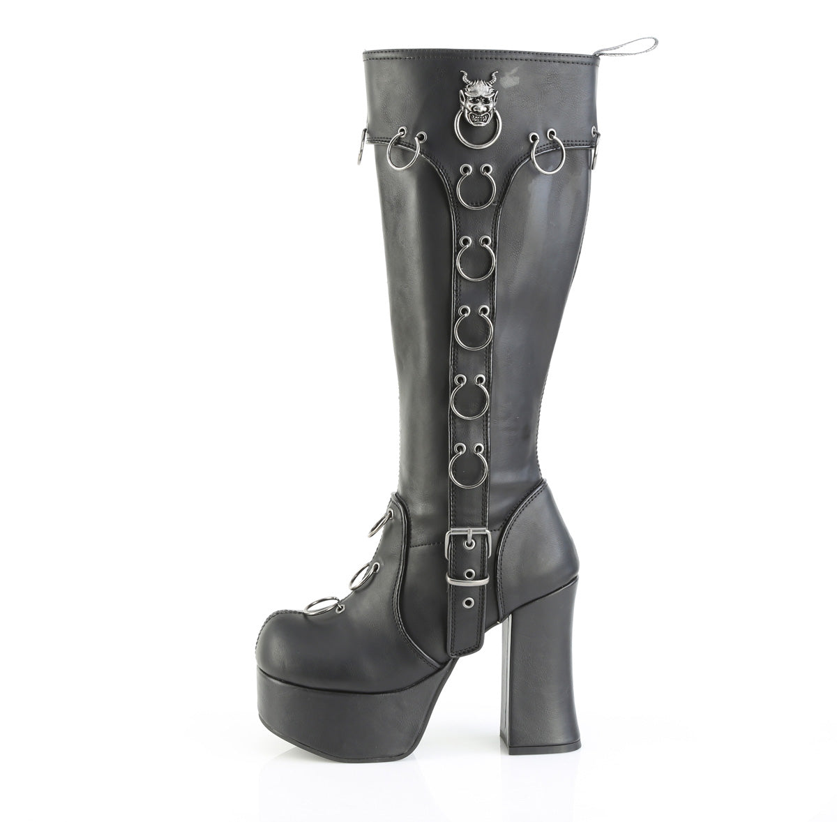 CHARADE-211 4 1/2" Heel, 2" PF Knee High Boot, Inside Zip